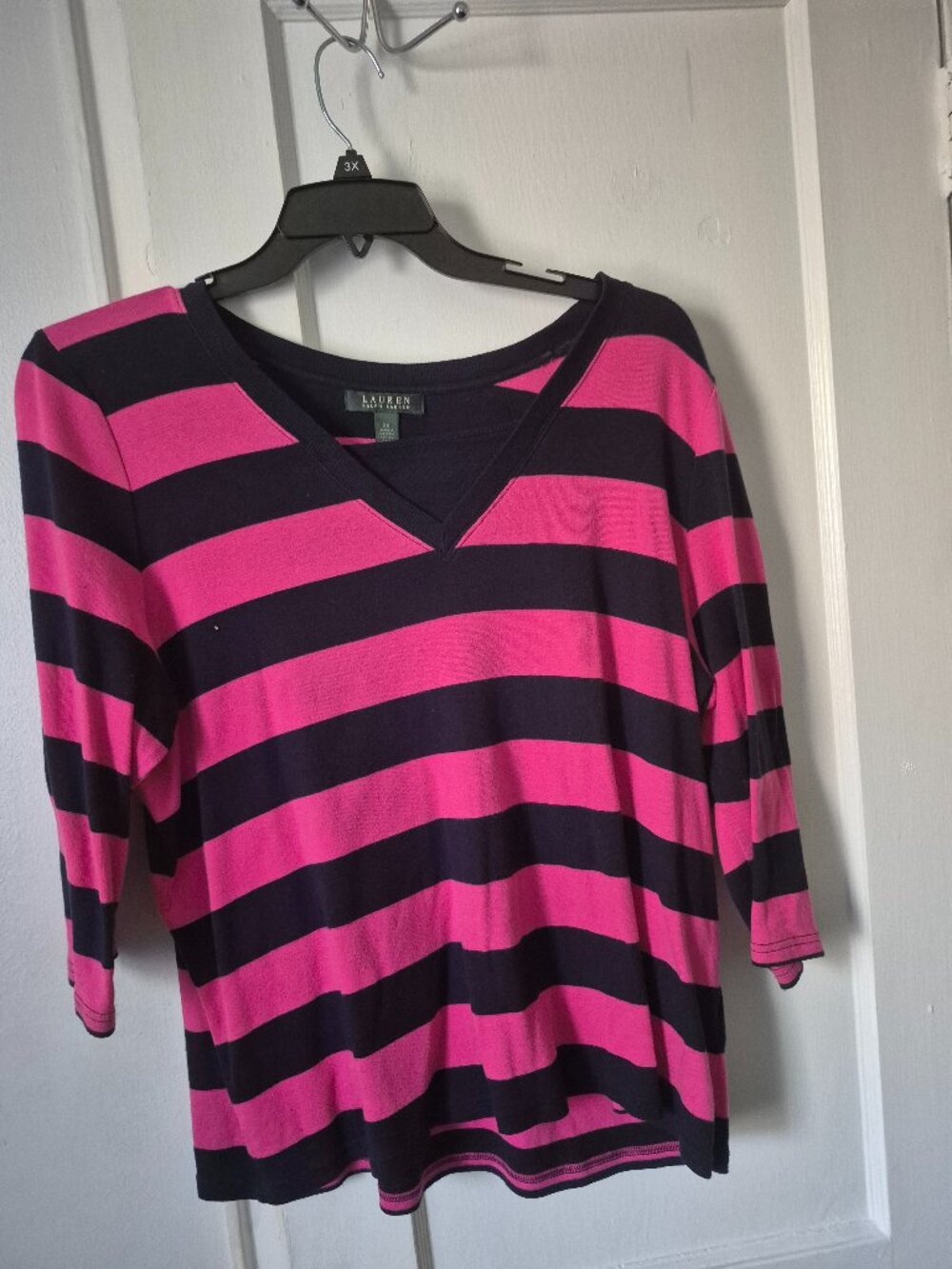 Pink Striped Shirt